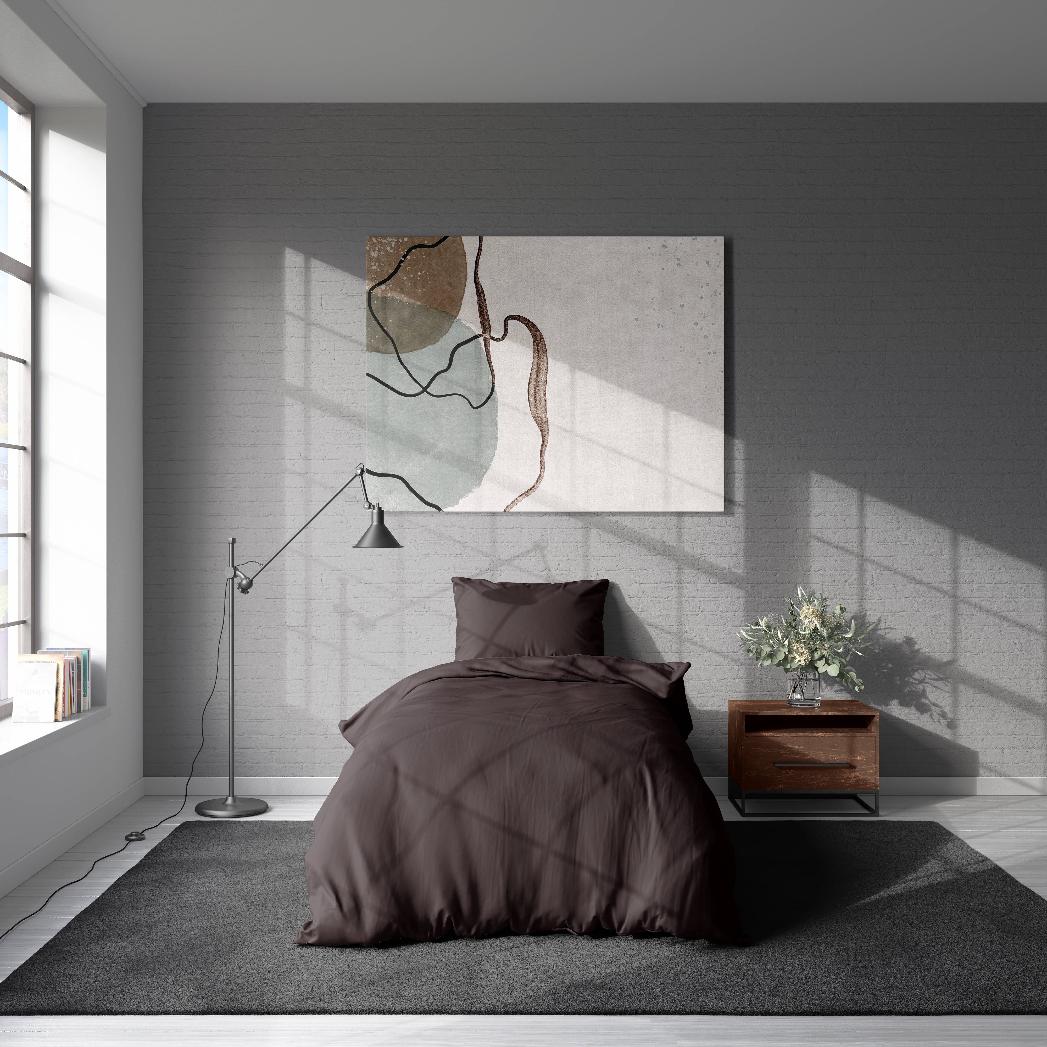 Mikrofaser Damast Bettwäsche