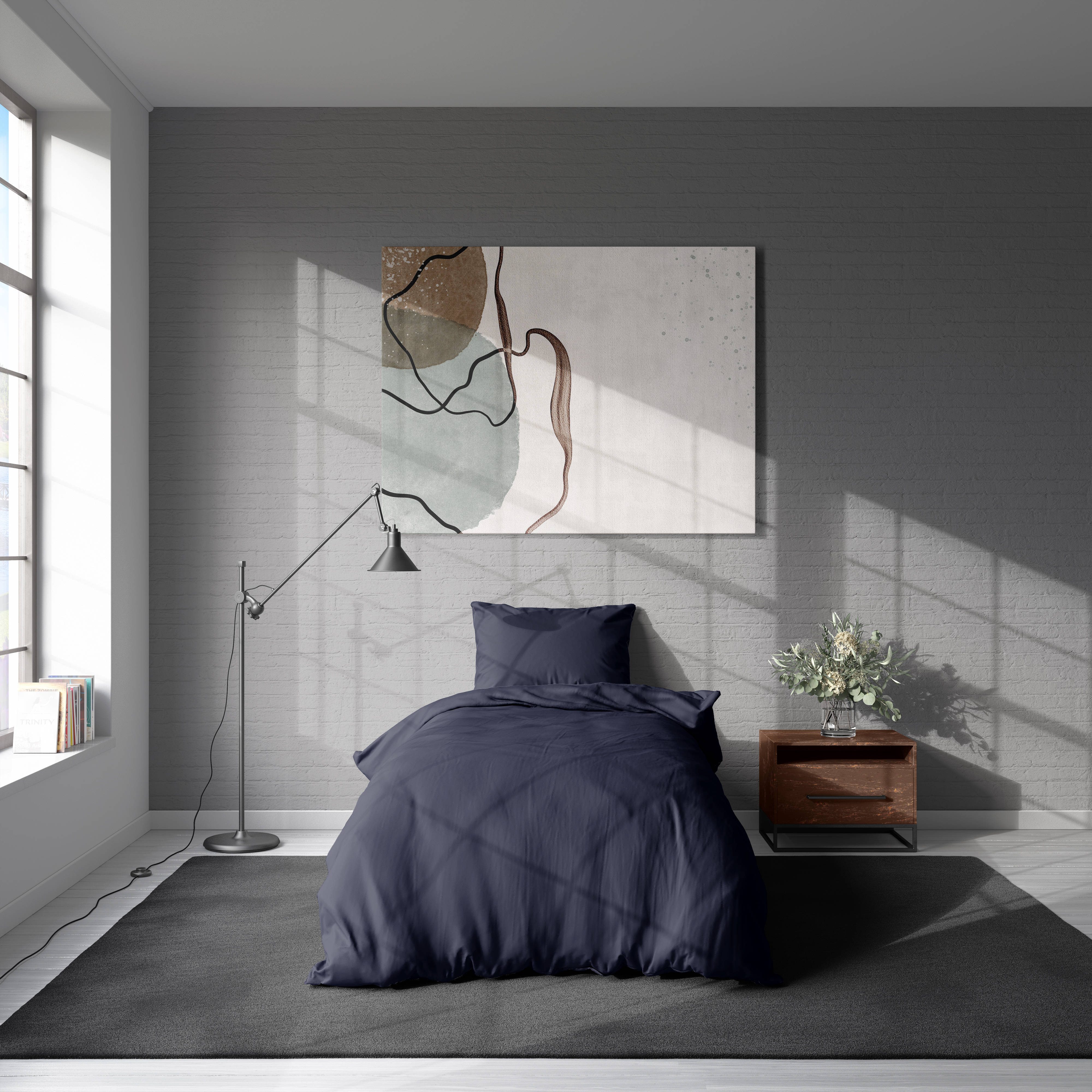 Mikrofaser Damast Bettwäsche