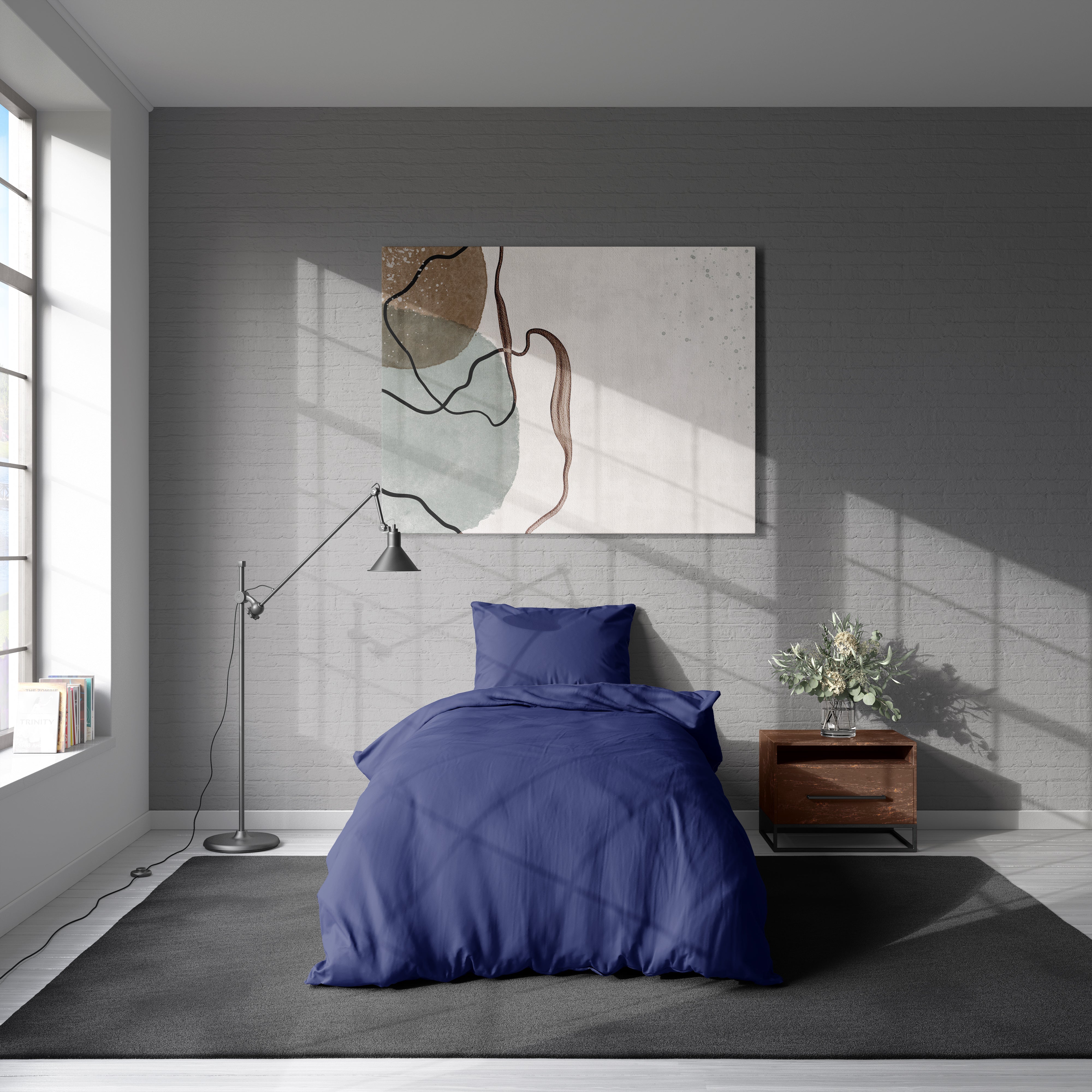 Mikrofaser  Bettwäsche  Doppel- und Einzelbettwäschesets