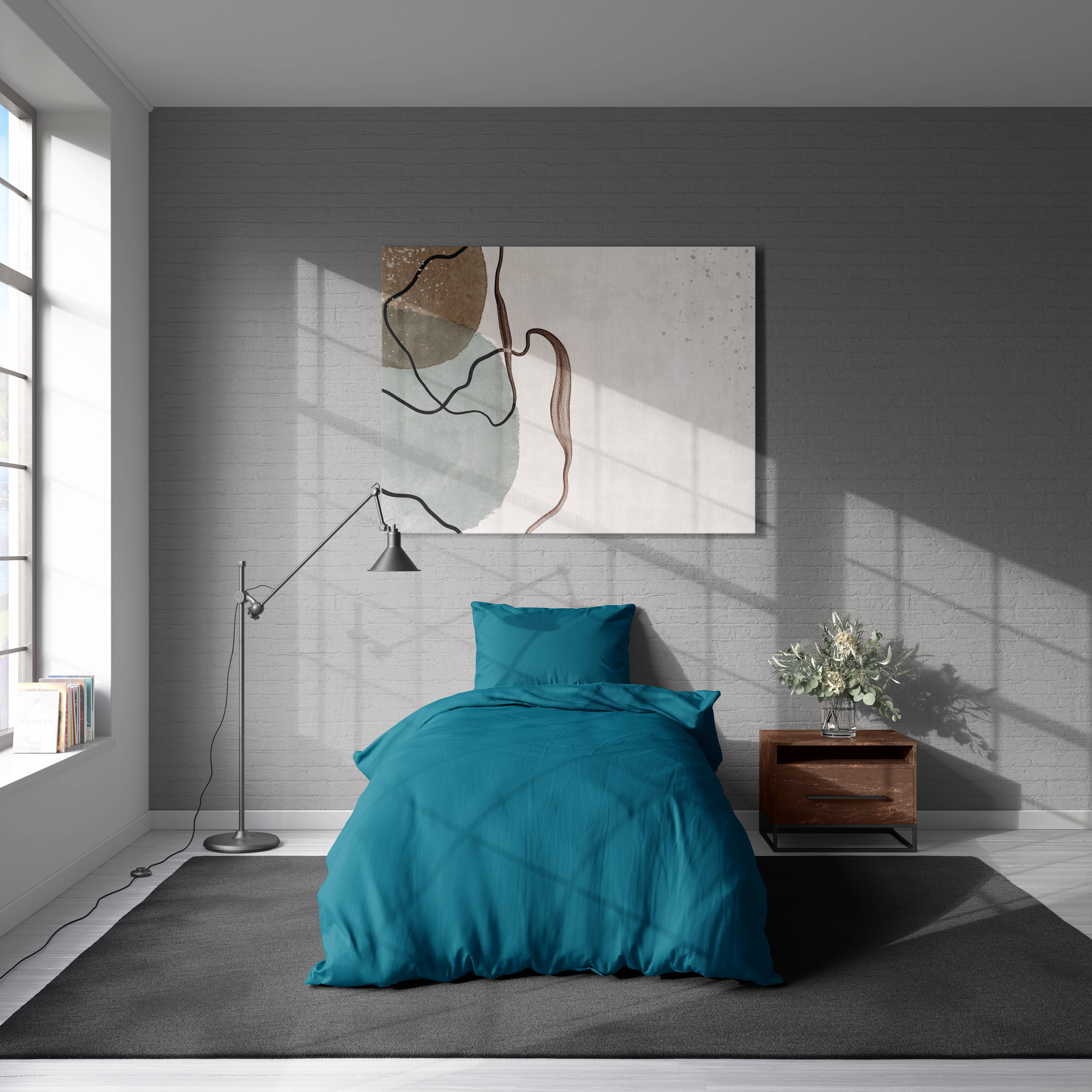 Mikrofaser Damast Bettwäsche