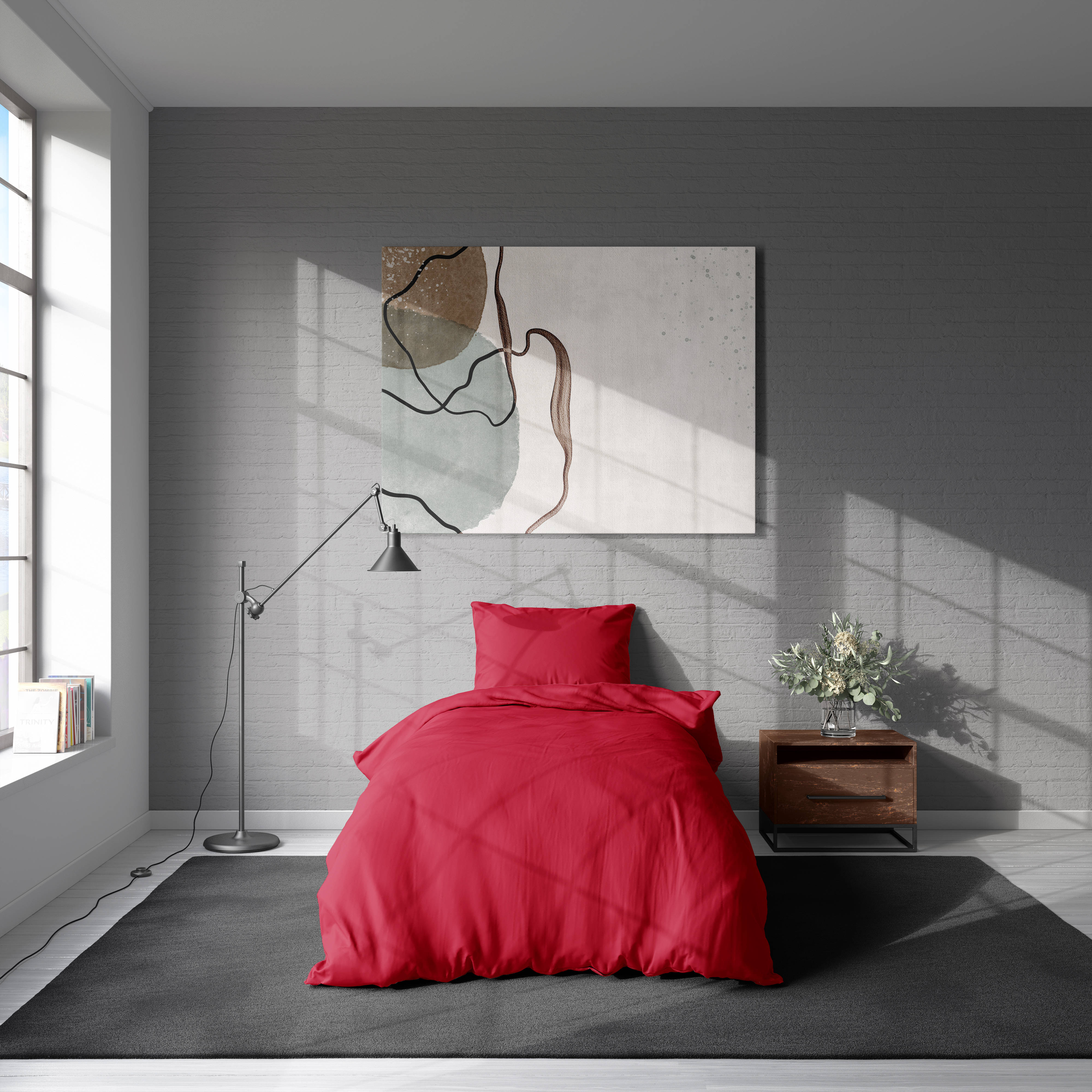 Mikrofaser Damast Bettwäsche