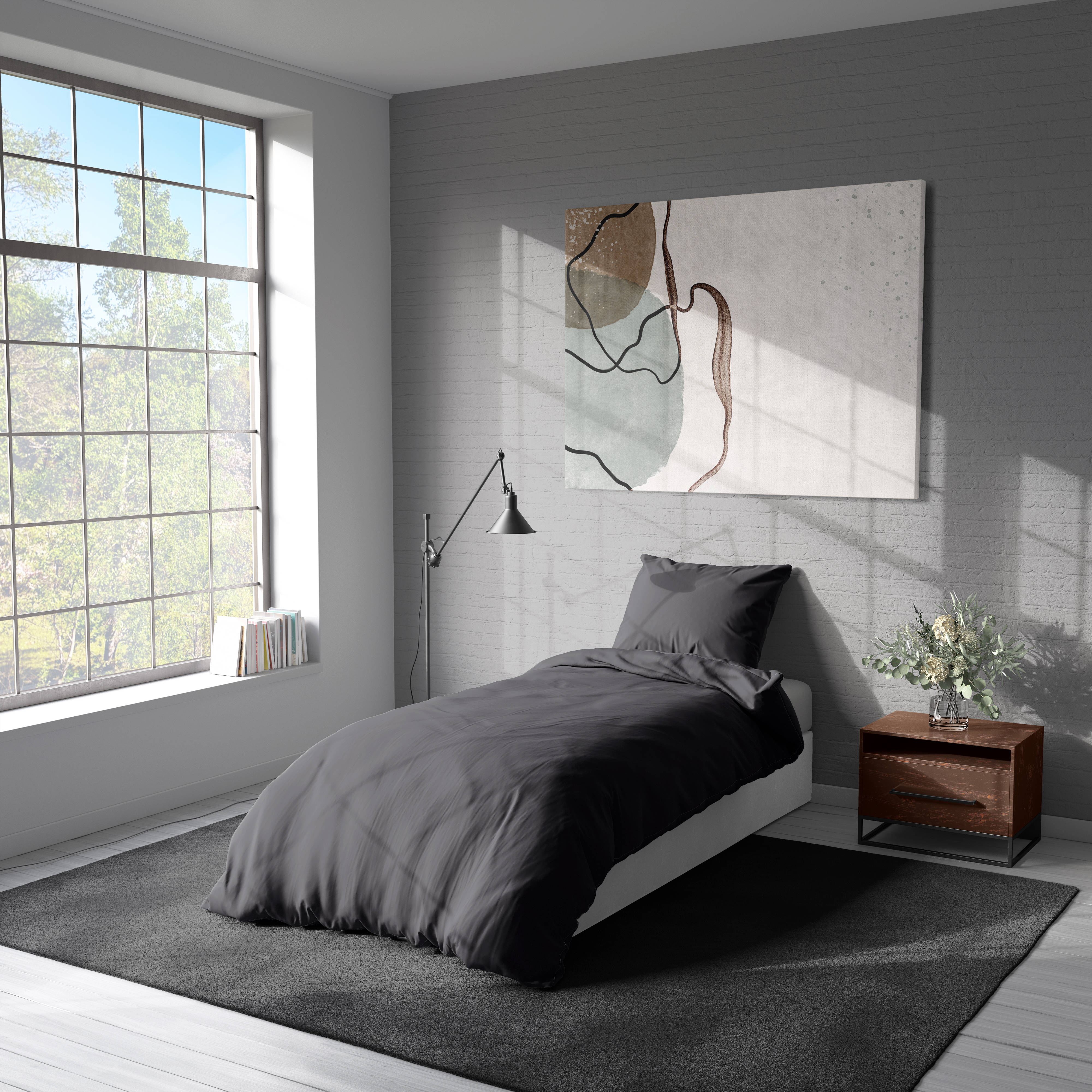 Mikrofaser Damast Bettwäsche