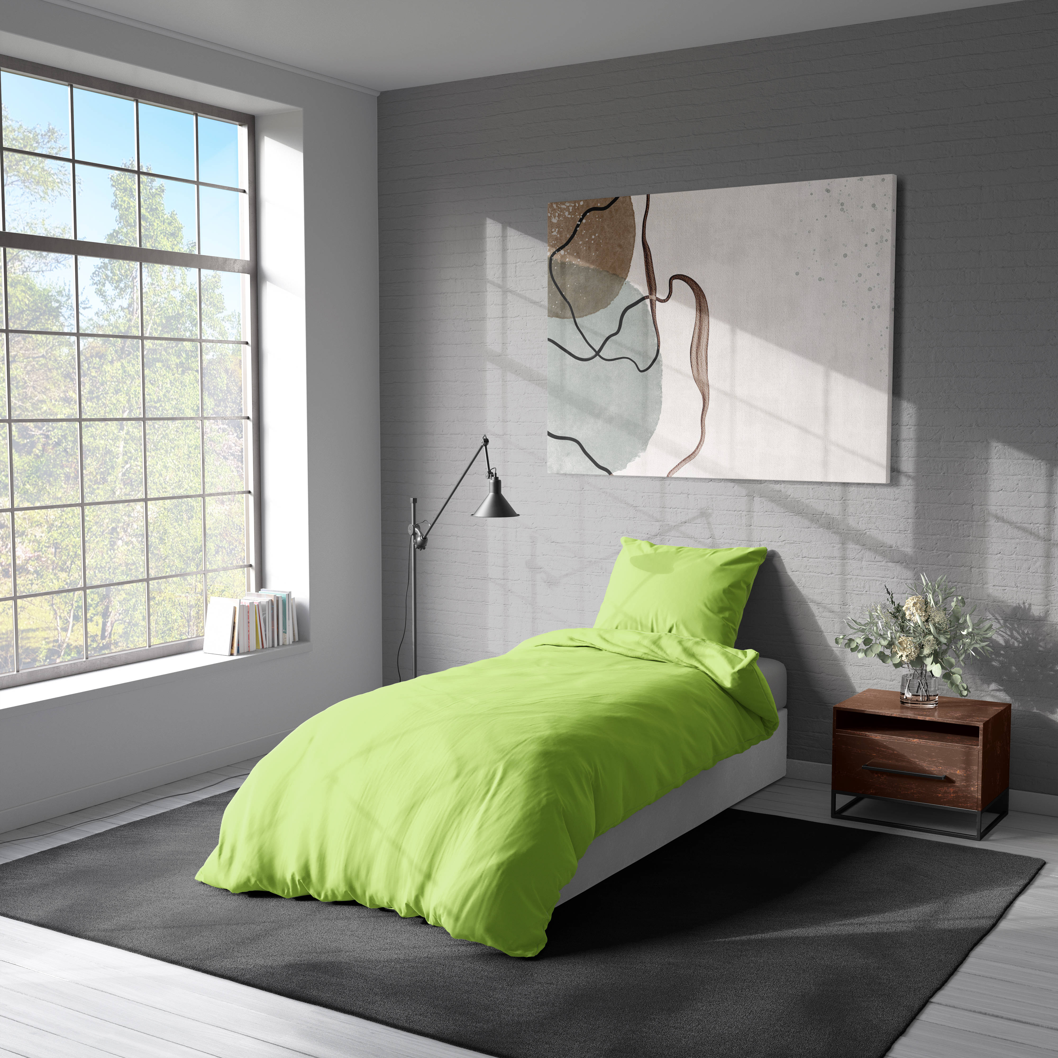 Mikrofaser Damast Bettwäsche