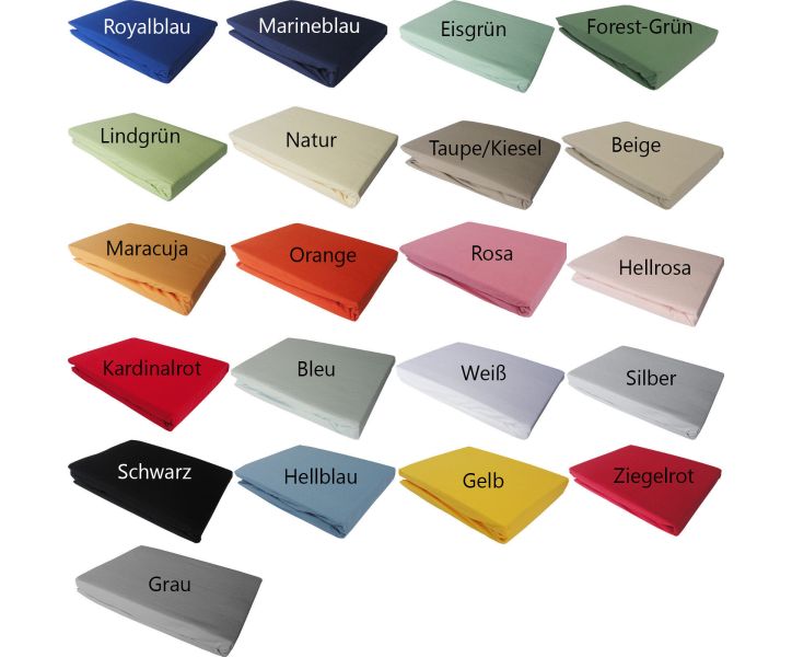 Jersey Spannbettlaken